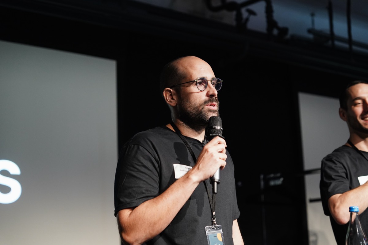 On stage at Berlin AI Day